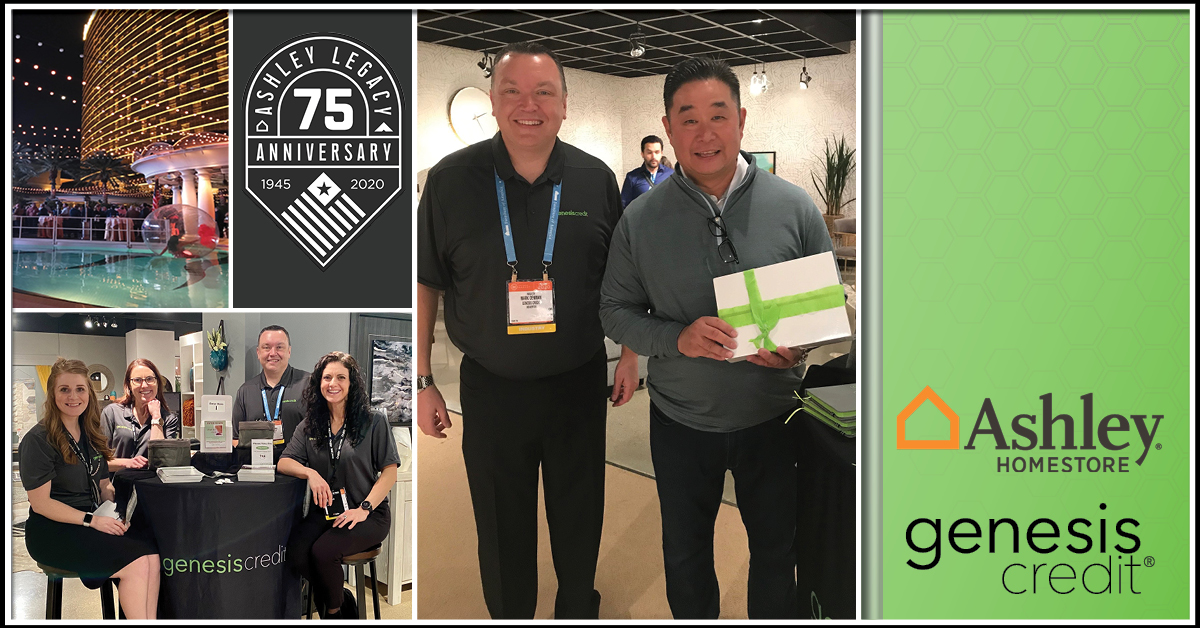 Genesis Credit® Celebrates Ashley HomeStore’s 75th Anniversary Gala